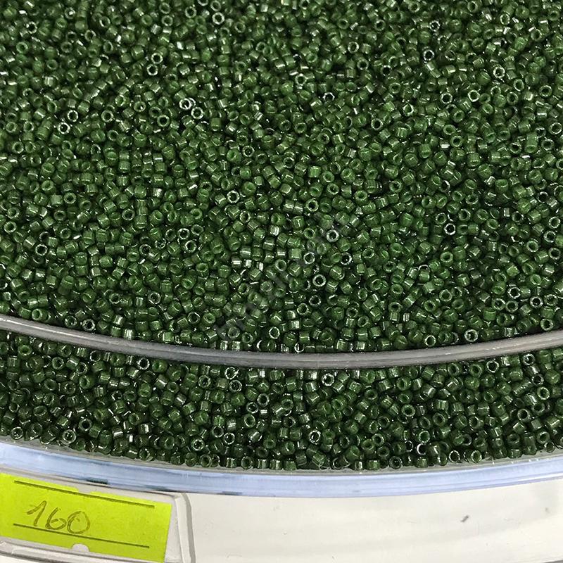 Miyuki Boncuk ( Delica Db 11-0 Kesim Kod: 160 ) Haki Yeşili Renk ( 2 gram )